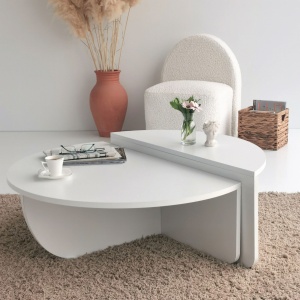 Masuta de cafea Podium - White - Img 1