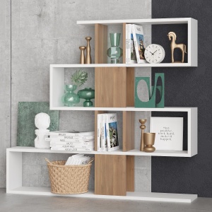 Raft Karlin - White, Walnut - Img 3