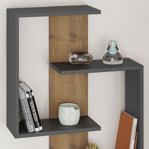 Raft perete Paranoid - Anthracite, Dark Oak - Img 3