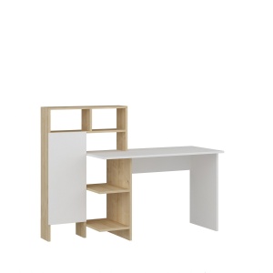 Birou Bugra - White, Oak - Img 2