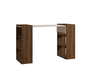 Birou Handy - Walnut, White - Img 5
