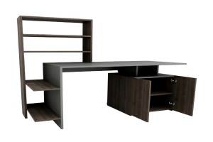 Birou Melis - Walnut, Anthracite - Img 4