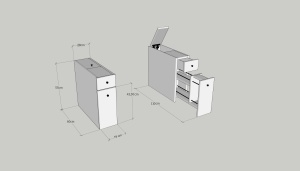 Cabinet de baie Calencia - White - Img 7