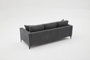 Canapea Berlin - Anthracite, Black - Img 8