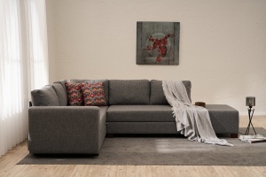 Canapea Extensibila Ali Left - Grey - Img 2