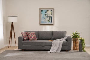 Canapea Extensibila Aly - Grey - Img 1