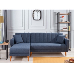 Canapea Extensibila Aqua Corner Left - Dark Blue - Img 2