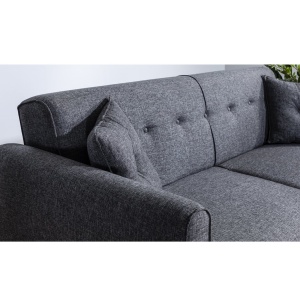 Canapea Extensibila Aria - Dark Grey - Img 2