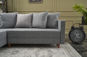 Canapea Extensibila Aydam Left - Grey - Img 3