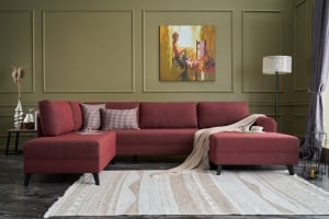 Canapea Extensibila Belen - Claret Red - Img 1