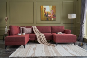 Canapea Extensibila Eris - Claret Red - Img 1