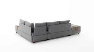 Canapea Extensibila Fly Corner Sofa Bed Right- Grey - Img 7