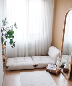 Canapea Extensibila Fold Teddy - Cream - Img 6
