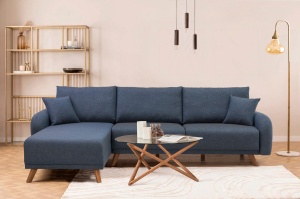 Canapea Extensibila Hera 1 Corner - Dark Blue - Img 2