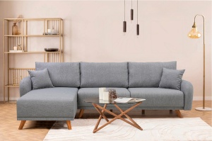 Canapea Extensibila Hera 2 Corner - Grey - Img 2