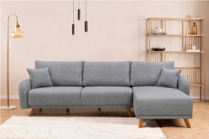 Canapea Extensibila Hera 2 Corner - Grey - Img 7