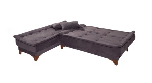 Canapea Extensibila Kelebek Köşe Left - Anthracite - Img 4