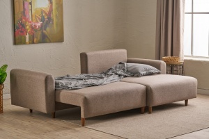 Canapea Extensibila Mane Right - Brown - Img 3