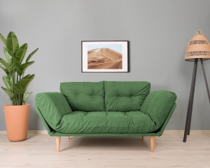 Canapea Extensibila Nina Daybed - Green GR106 - Img 1