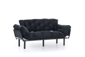 Canapea Extensibila Nitta Triple - Black - Img 4