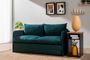 Canapea Extensibila Saga XL 2-Locuri - Petrol Green - Img 2
