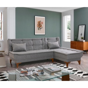 Canapea Extensibila Santo - Grey - Img 1