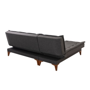 Canapea Extensibila Santo Left - Anthracite - Img 7