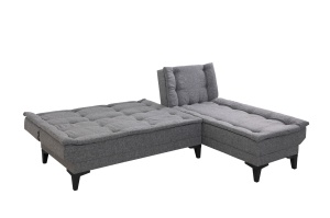Canapea Extensibila Santo-S - Dark Grey - Img 8