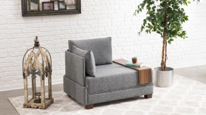 Canapea Fly Armchair Left - Grey - Img 4