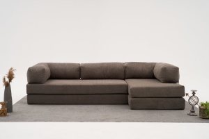 Canapea pe colț Comfort - Grey - Img 2