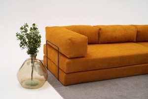 Canapea pe colț Comfort - Orange - Img 7
