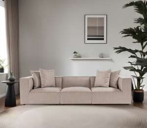 Canapea Sora 3 - Sand Beige - Img 2