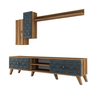 Comoda TV Class S - Walnut, Chalcedony - Img 5