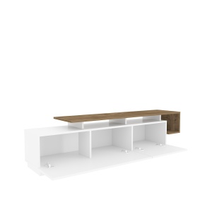 Comoda TV Pia - Walnut, White - Img 5
