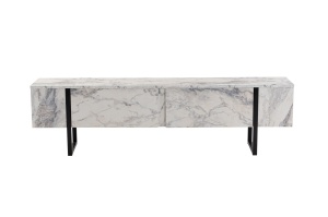 Comoda TV Serenity - Fressia Marble, Black - Img 6