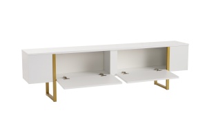 Comoda TV Serenity - White, Gold - Img 8