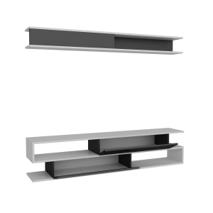 Comoda TV Sims - Black, White - Img 6
