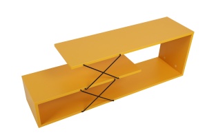 Comoda TV Zigzag - Yellow - Img 7