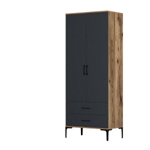 Dulap Kumsal T - Walnut, Anthracite - Img 5