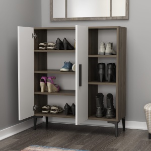 Dulapior Viva - Walnut, White - Img 4