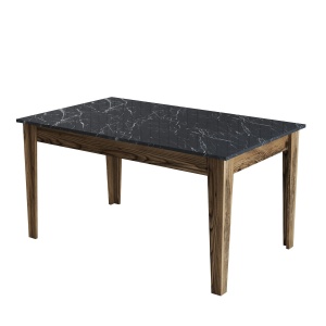 Masa Milan 518 - Walnut, Black - Img 5