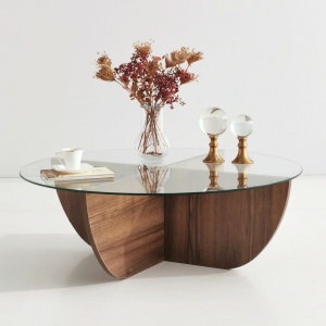 Masuta de cafea Lily - Walnut - Img 4