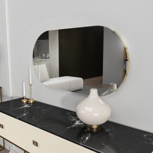 Oglinda Riors - Transparent, Gold - Img 7