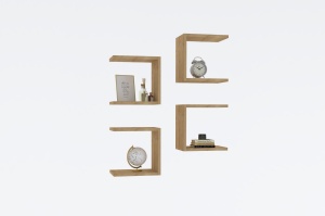 Raft perete Base - Sapphire Oak - Img 2