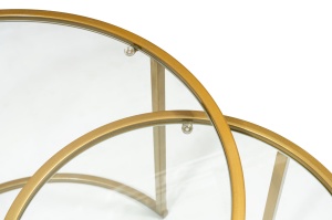 Set de masa pentru cafea Gold-Transparent-60-42 - Img 5