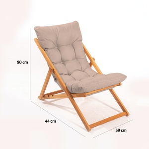 Set gradina masa si scaune (3 piese) Masa My005 - Brown - Img 6
