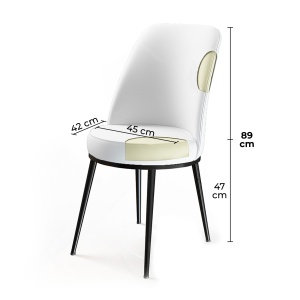 Set Scaune (6 Bucati) Dexa - Black, Brown - Img 2