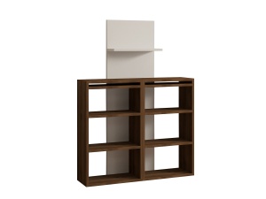 Birou Handy - Walnut, White - Img 7