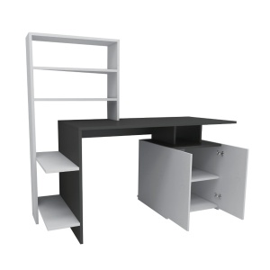 Birou Melis - White, Anthracite - Img 4