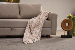 Canapea Extensibila Aly - Beige - Img 6